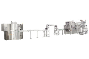 DCP-H-A Series Ultra-clean Horizontal-type Bottle Filling and Sealing with Precut Foil Machine