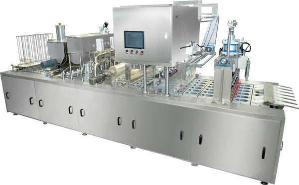 ZCF-BQ-G2 Full-auto BowlFilling and Roll Film SealingMachine with Vacuum and Gas-Flush