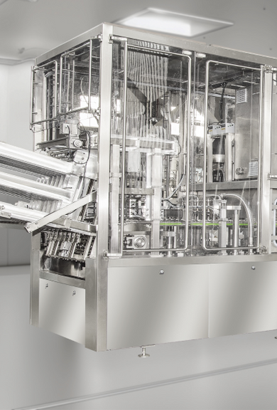 Cup-shaped single film clean automatic filling sealing packaging machine